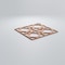 Ekena Millwork Medium Fleetwood Decorative Fretwork Wood Wall Panels, Cherry, 15 3/8"W x 15 3/8"H x 3/8"T WALW16X16X0375FLTCH - alternate 3